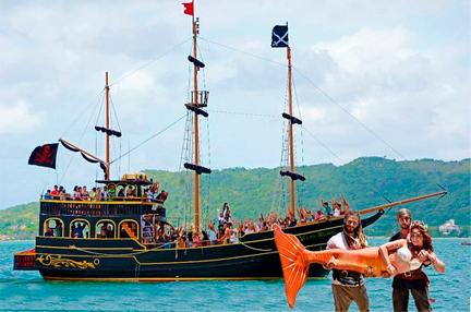 Barco Pirata + Transporte