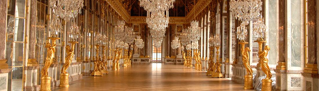 Sala do espelhos - Palácio de Versalhes 