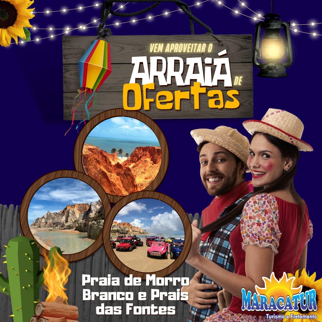 3 Praias em 1 dia – Morro Branco, Praia das Fontes e Canoa Quebrada