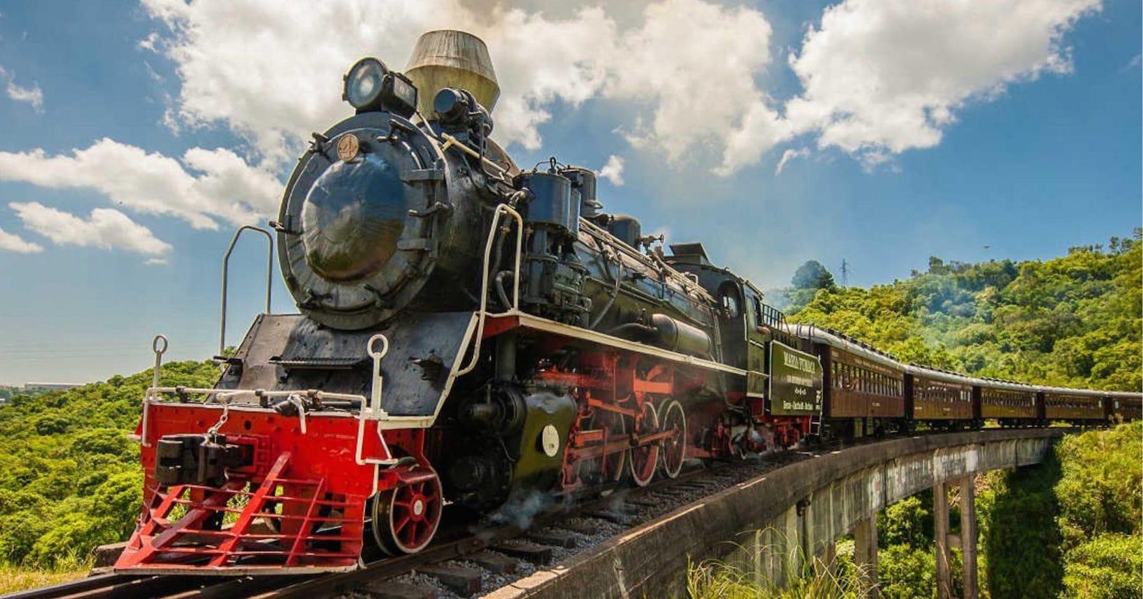 Passeio de trem Maria fumaça (opcionais)