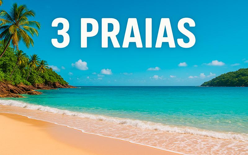 Três Praias – Um Dia Entre Areias e Mar