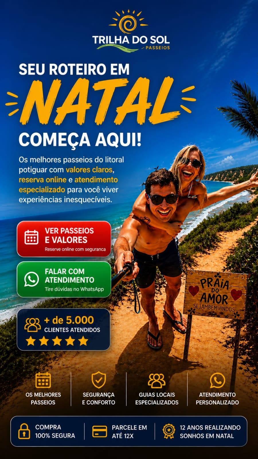 Escolha seus passeios em Natal 